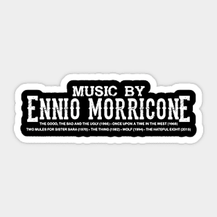 Music by Ennio Morricone Sticker